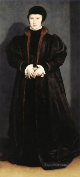Cristina de Dinamarca Duquesa de Milán Hans Holbein el Joven Pinturas al óleo